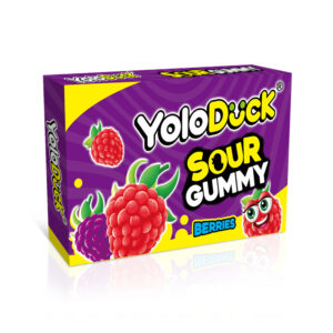 YoloDuck Sour Gummy Berries – Sweet, sour, and berry delicious!