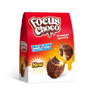 Focus Choco – Premium Twist Crispy Choco Egg