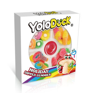 yoloduck holiday dipped gummies